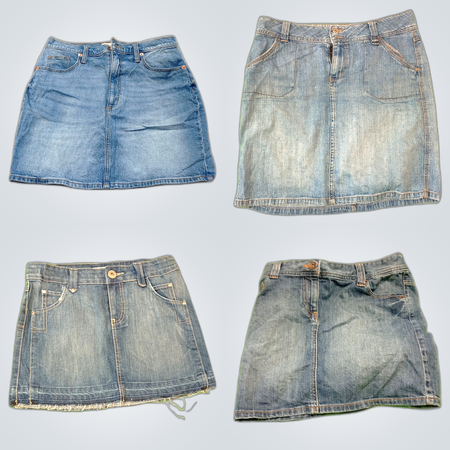 Y2K Denim Mini Skirts