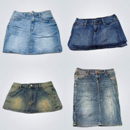 Y2K Denim Mini Skirts