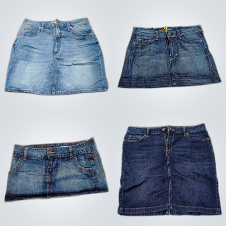 Y2K Denim Mini Skirts