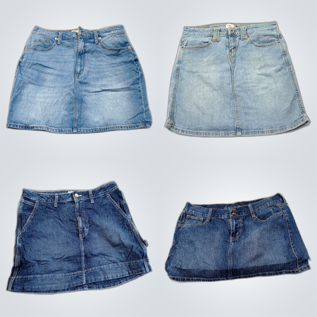 Y2K Denim Mini Skirts