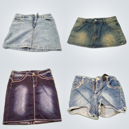 Denim Mini Skirt Bundle
