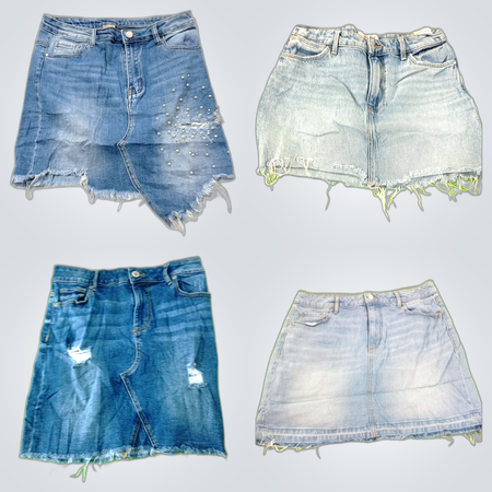 Ensembles de jupes en denim