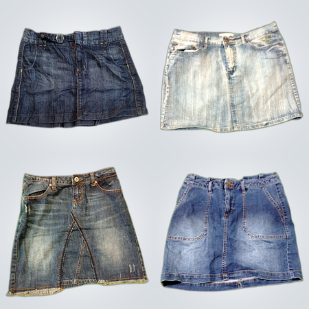 Denim Mini Skirts Bundle