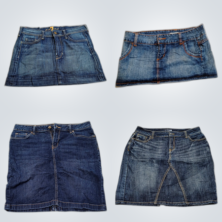 Denim Mini Skirts Bundle
