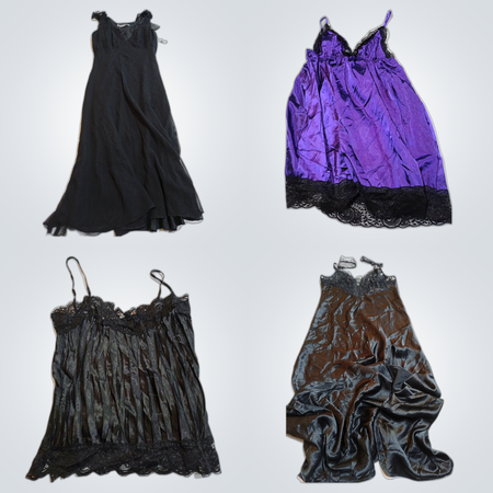 Victoria's Secret & More Black Lace Dresses Skirts Bundle