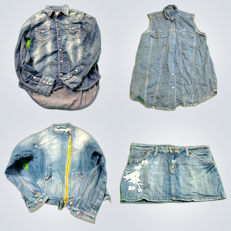 Denim Bundle: Levi's, True Religion, PACSUN & More Denim Skirts, Jackets, Shorts