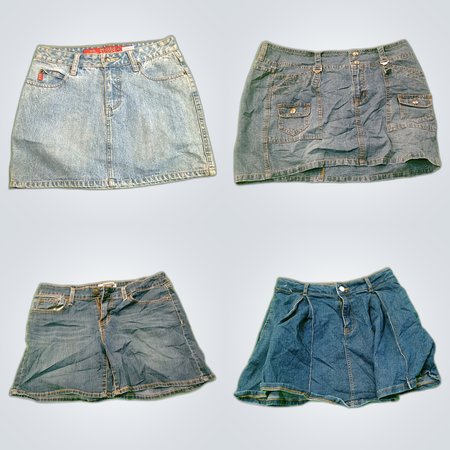 Denim Delight Bundle: Rewind, Levi's, Mudd & More Mini Skirts & Shorts