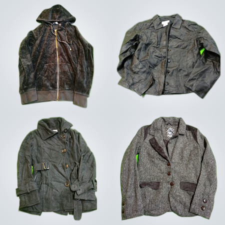 Roxy bebe Dollhouse Bundle: 7pc Trench Coats Jackets Hoodies Coats