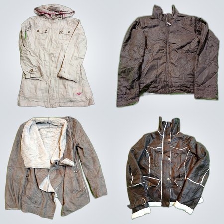 Ensemble de vestes en cuir : bebe, ROXY, Style & Co. & Plus de marques de luxe en lot