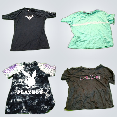 Pack de T-shirts Roxy Playboy Ed Hardy Bebe 10pcs