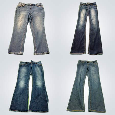Flare & Bootcut Jeans Bundle - Stylenergy, Wrangler, Silver Jeans & More