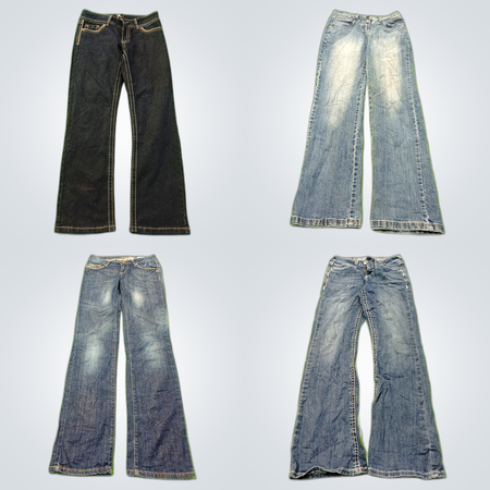 Jeans Bundle: Rose, Hydraulic, Wrangler, H&M, Leggenda & Flavour Styles