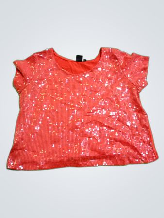 Material Girl Pailletten-Top