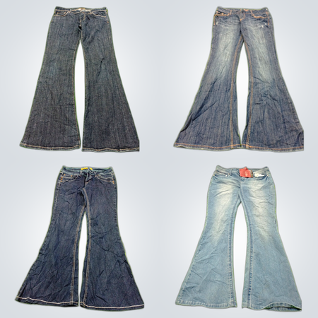 Conjunto de Denim: Time & Tru, Amethyst, BKE, 7 For All Mankind Flare & Bootcut Jeans Set