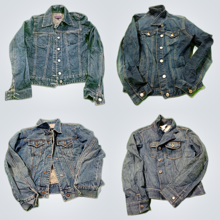 Denim Jacket Bundle Oppagallo Talbots GAP Bershka 7 Pc Set