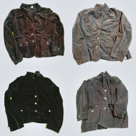 Lot de vestes en velours côtelé - Erika, Cathy Daniels, Bass et plus - Ensemble de 7 pièces