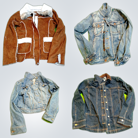 Ensemble de vestes : mélange de daim et de denim - Aeropostale, Old Navy et plus