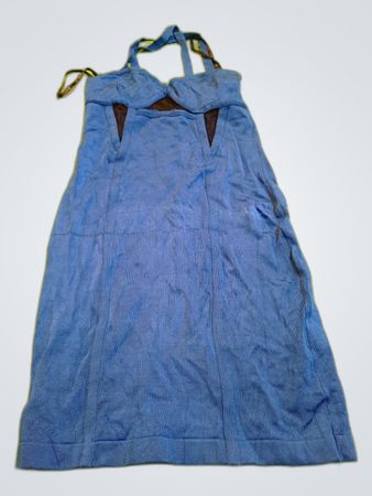 Robe sans manches bleue