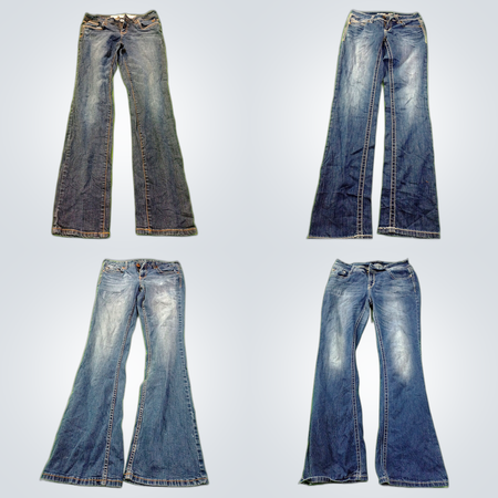 Jeans Bundle: Wallflower, A.P.C., Rock & Republic & More Flare, Bootcut Styles