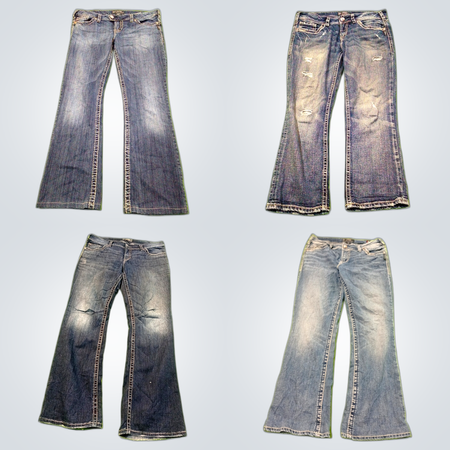 Silver Jeans Bootcut Denim Bundle von 10 Paaren