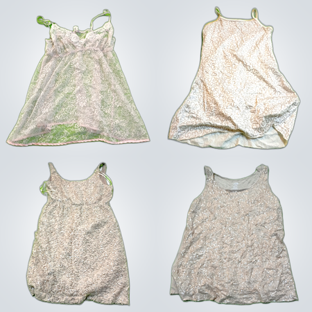 Lace, Satin & Sequins Bundle: 9-Piece Mix of Lace Trim, Slip Dresses & Tank Tops from Old Navy, Joe & More