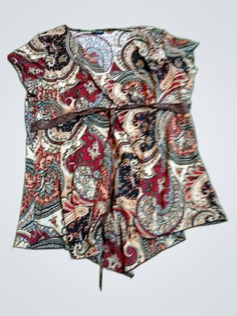 Unbranded Printed Wrap Blouse