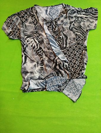 Blouse en imprimé animalier