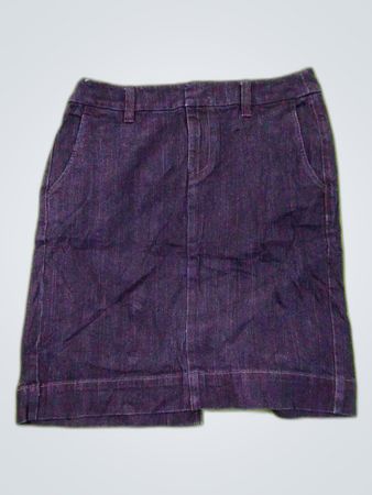 Unmarkierter Denim-Minirock