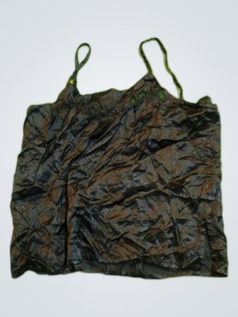 Débardeur en satin noir