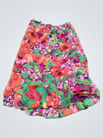 Jupe midi imprimée florale Drapers & Damons