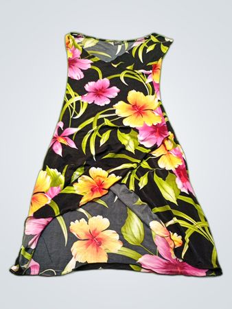 VAMP Floral Ärmelloses Mini-Kleid