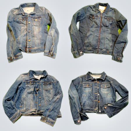 デニムY2Kジャケット