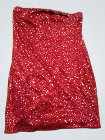 Bonail Collection Red Sequined Bustier