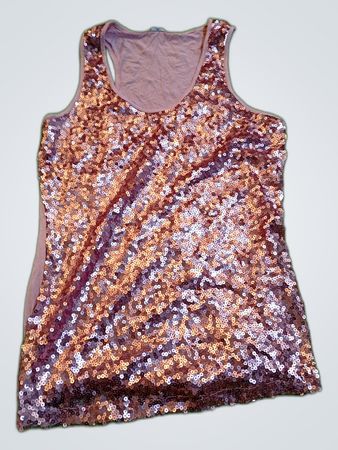 D Collection Sequined Tank Top