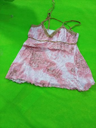 Hot Tempered Floral Printed Lace Camisole