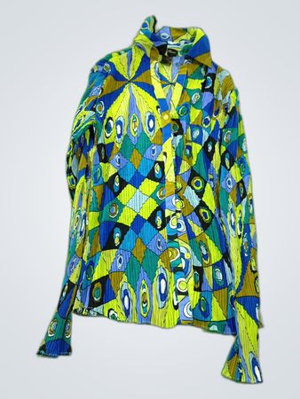 M. Milano Bedruckte Langarmbluse