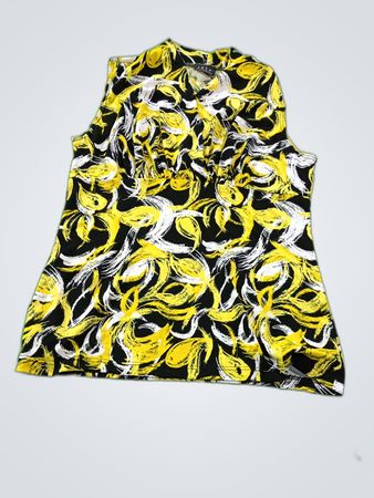 JKLA California Printed Sleeveless Blouse