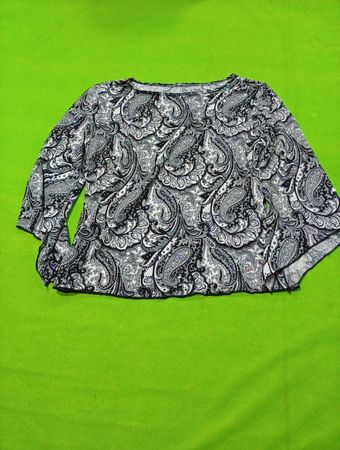 Printed Paisley Blouse