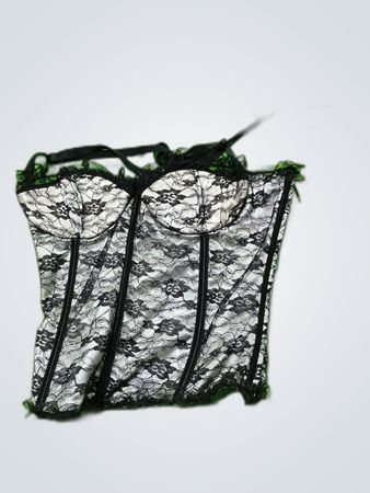 Lipsy Black Lace Bustier