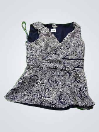 Ann Taylor Paisley Ärmelloses Top