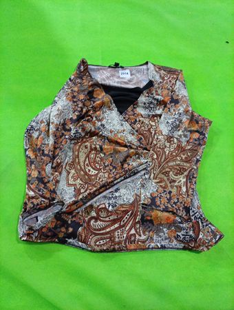 ZARA Paisley-Print-Weste