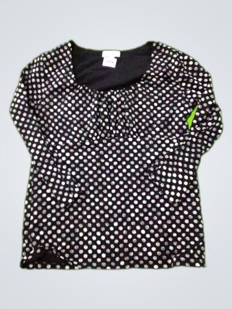 Charter Club Printed Polka Dot Blouse