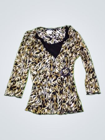 Notations Petite Bedruckte Wickelbluse