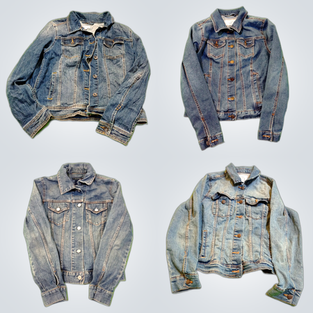 Veste en denim Y2K Racer