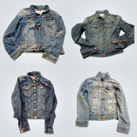 Veste militaire en denim Y2K