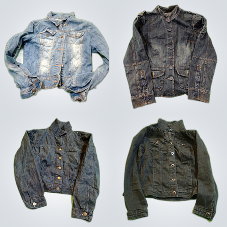 Ensemble de veste en jean Y2K