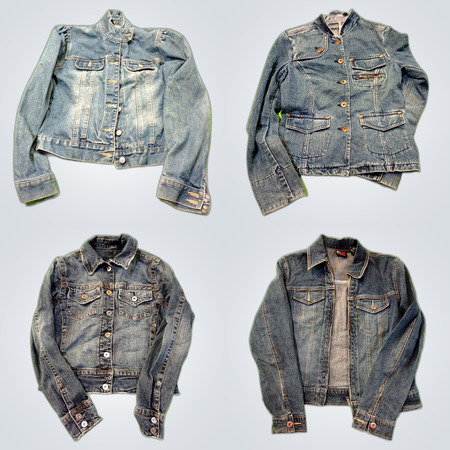 Y2K Racer Denim Jacket