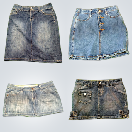 Denim Mini Skirts Bundle