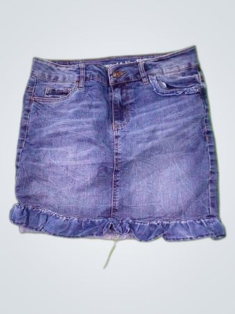 Hollywood & Vine Denim Mini Skirt