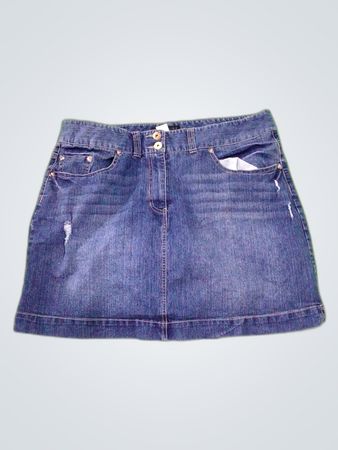 MCM Denim Mini Skirt